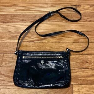 Cole Haan Jitney Ali black patent crossbody